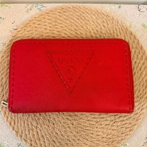 Guess Baldwin Park Rocket Red Wallet Clutch